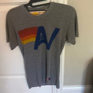 LOGO TEE - HEATHER GREY (Aviator Nation)